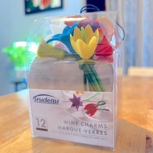 Trudeau 12 PC Wine Charms